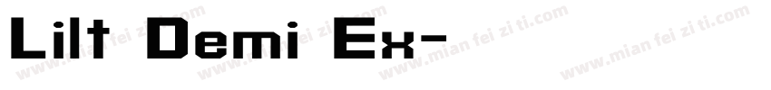 Lilt Demi Ex字体转换